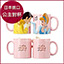 日本進口 迪士尼 Disney 公主系列 灰姑娘 仙度瑞拉 陶瓷 情侶對杯